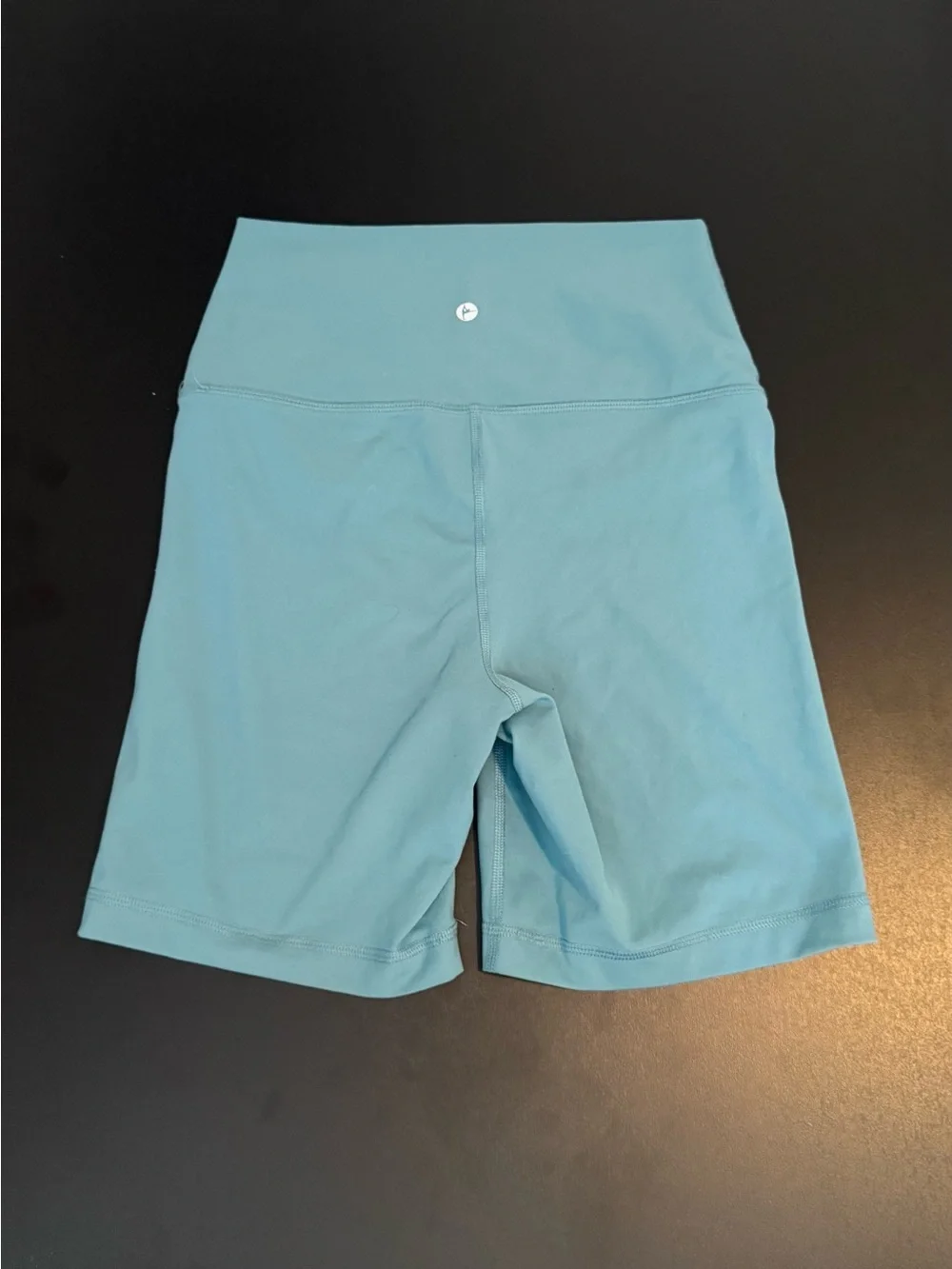 90 Degree by Reflex High-Waist Bike Shorts in Light Teal